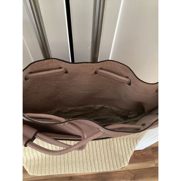 NWOT Steve Madden Bmayor Hobo Crossbody Should Bag Cream/Pink - Picture 7 of 12